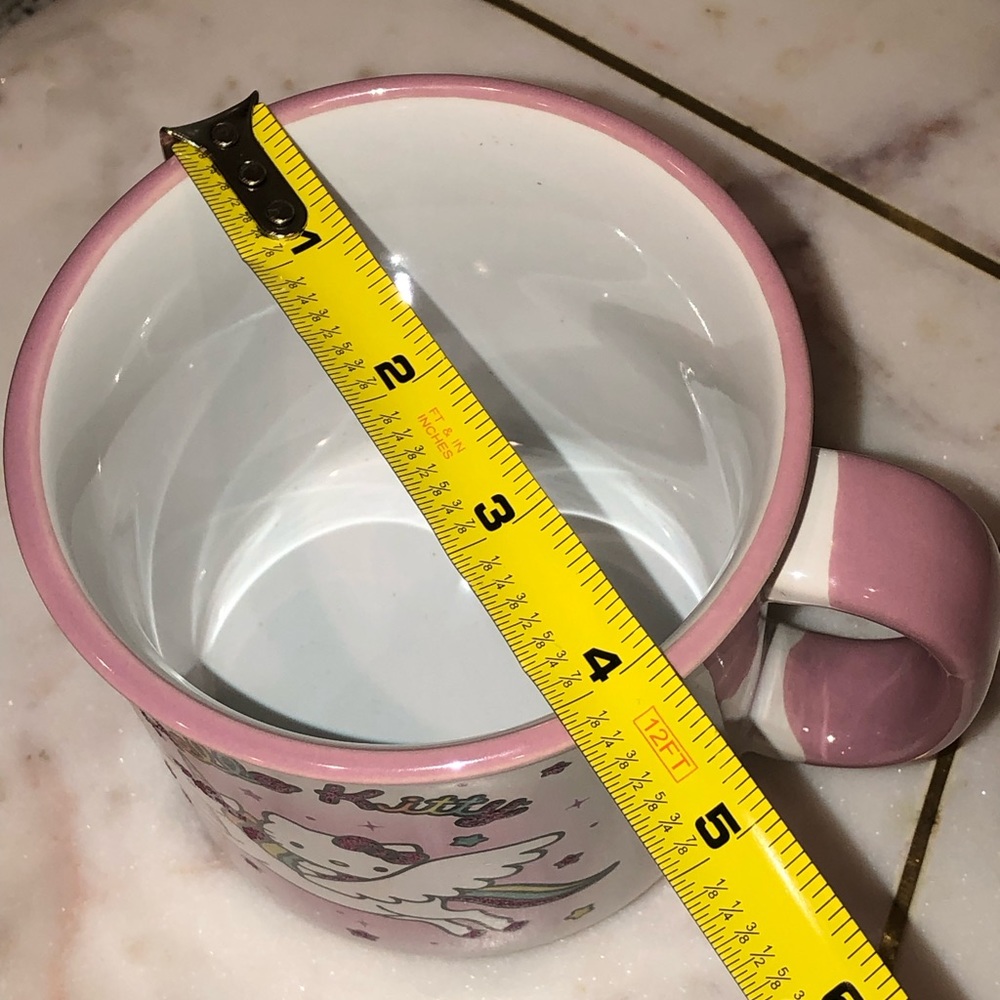 ✨NWT✨ Hello Kitty Sanrio Unicorn Sparkle Glitter Ceramic Mug - Picture 6 of 6